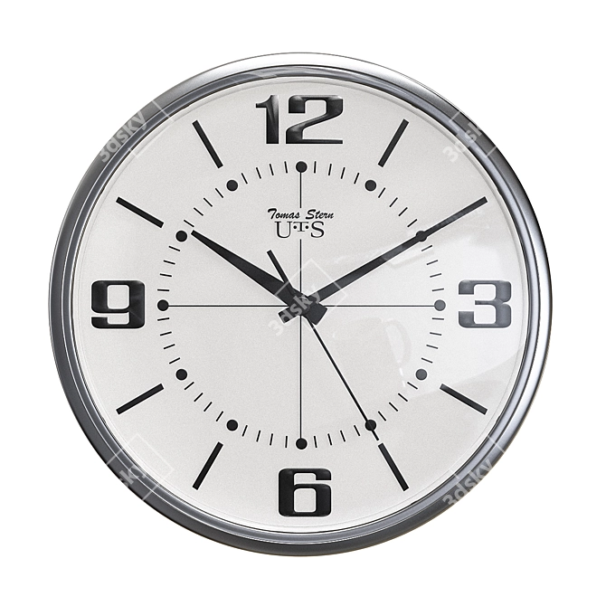 Elegant Tomas Stern 9020 Wall Clock 3D model image 1