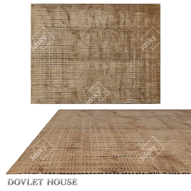 Luxury Silk Carpet - DOVLET HOUSE (Art 16351) 3D model image 1