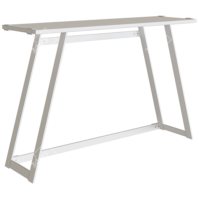 Metal Wrap Console: Sleek and Stylish 3D model image 4