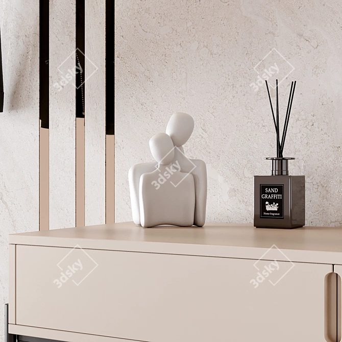 Elegant Entryway Ensemble 3D model image 3