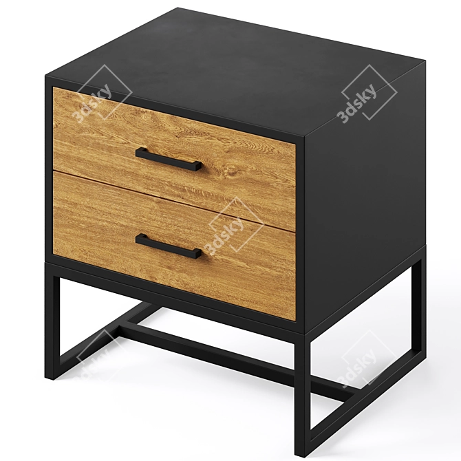 Cosmo Pombal Bedside Table 3D model image 3