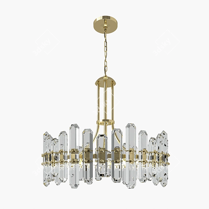 Crystorama Bolton Pendant Light 3D model image 1