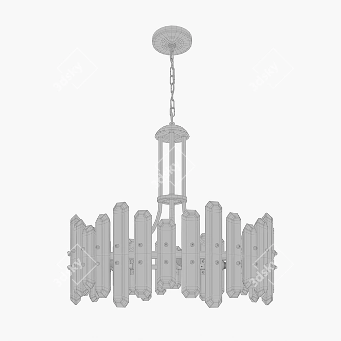 Crystorama Bolton Pendant Light 3D model image 3