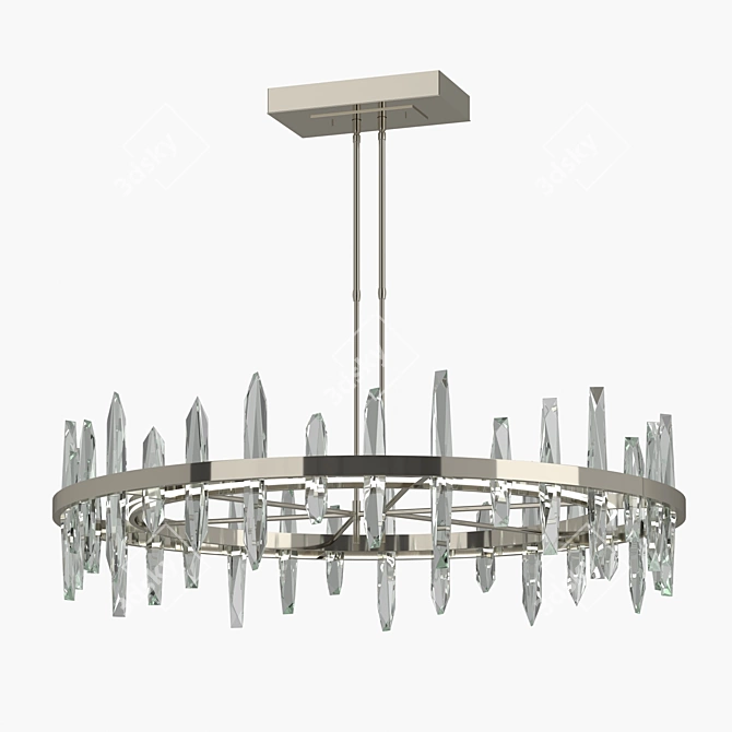 Solitude Pendant Light by Hubbardton Forge 3D model image 1