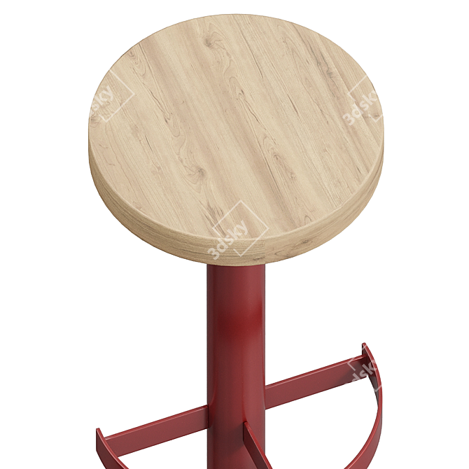 Sleek Sally Barstool: Modern & Comfy 3D model image 2