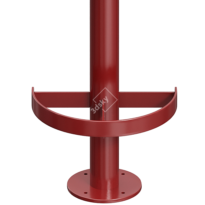 Sleek Sally Barstool: Modern & Comfy 3D model image 3