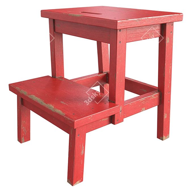 Multifunctional Step Stool 3D model image 5