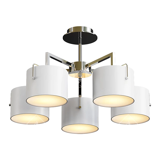 Modern Millimeter Chandelier 3D model image 1