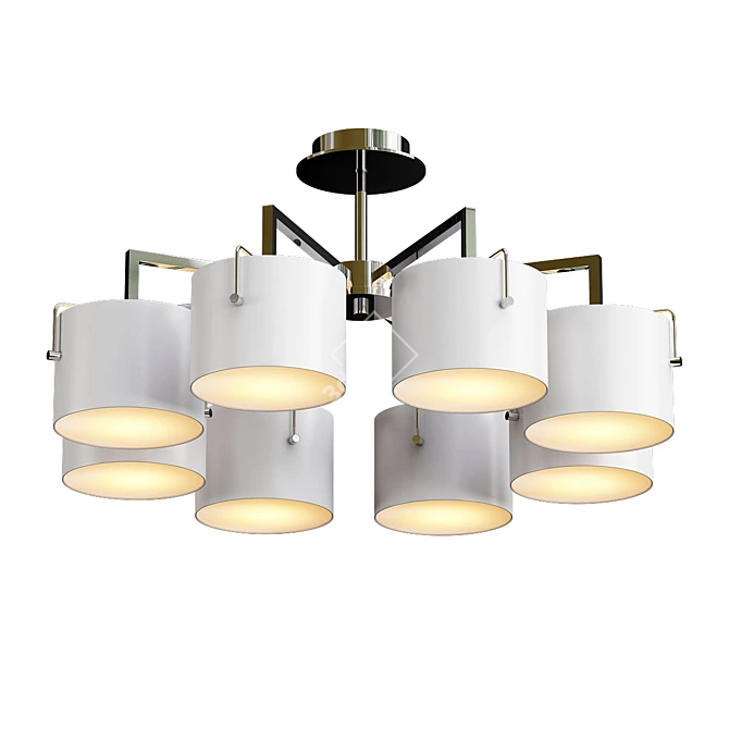 Modern Millimeter Chandelier "Sayrus 3D model image 1