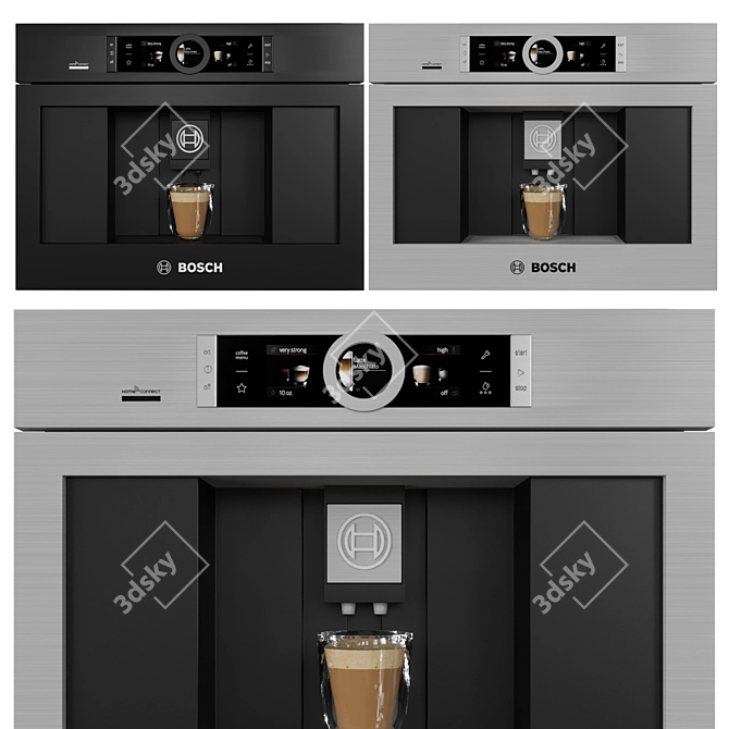 Modern Bosch Oven Collection 3D model image 5