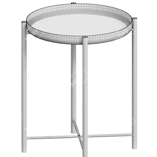 GLADOM Tray Table: Stylish & Versatile 3D model image 4