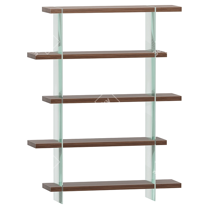 Modernist Rack: Stylish and Functional 3D model image 1