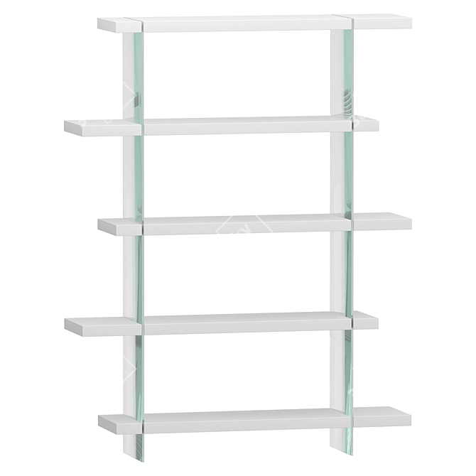 Modernist Rack: Stylish and Functional 3D model image 2