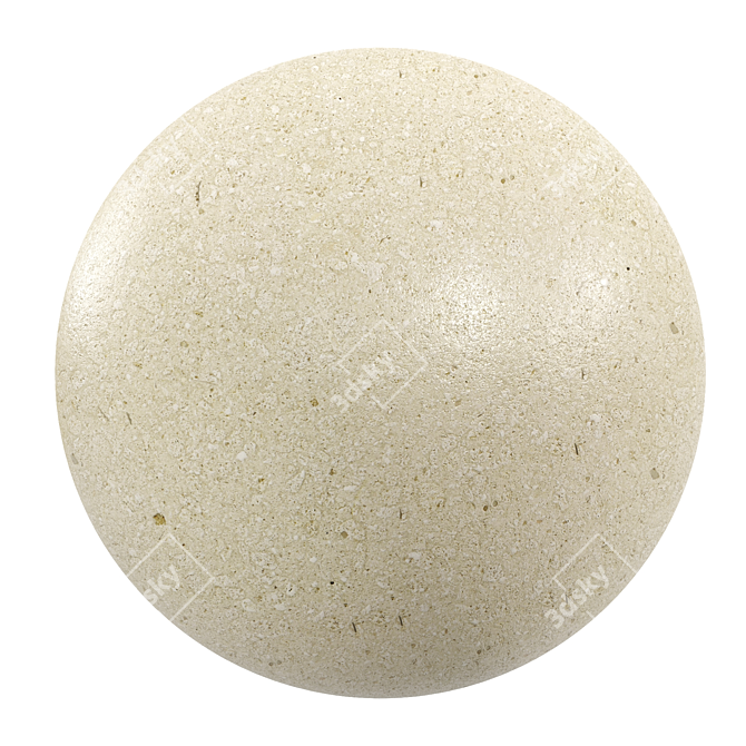 PBR Terrazzo Marble Texture 3D model image 1