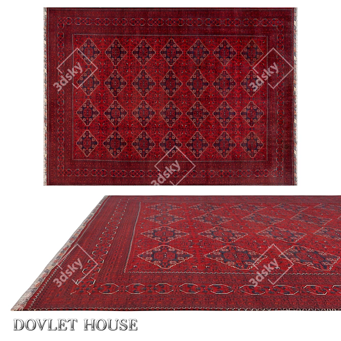 Handmade Wool Carpet - Dovlet House 3D model image 1