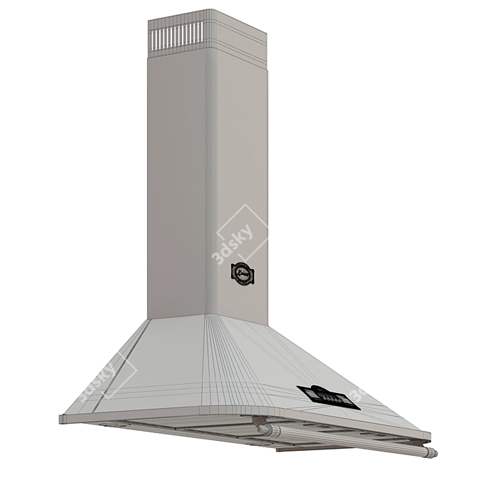 KAISER A Series Range Hood - Efficient and Eco-friendly! 3D model image 10