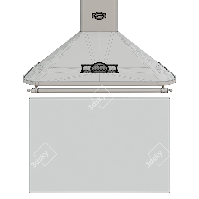 KAISER A Series Range Hood - Efficient and Eco-friendly! 3D model image 12