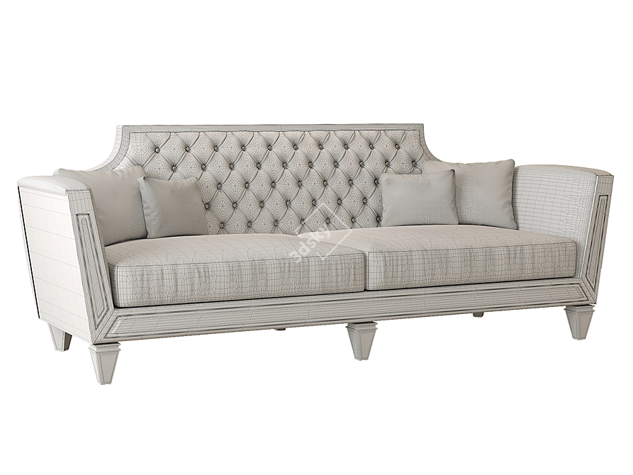 Mariner Belair: Stylish 2-Seater Sofa 3D model image 3