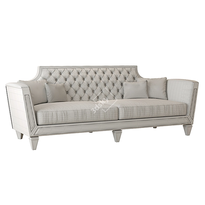 Mariner Belair: Stylish 2-Seater Sofa 3D model image 6