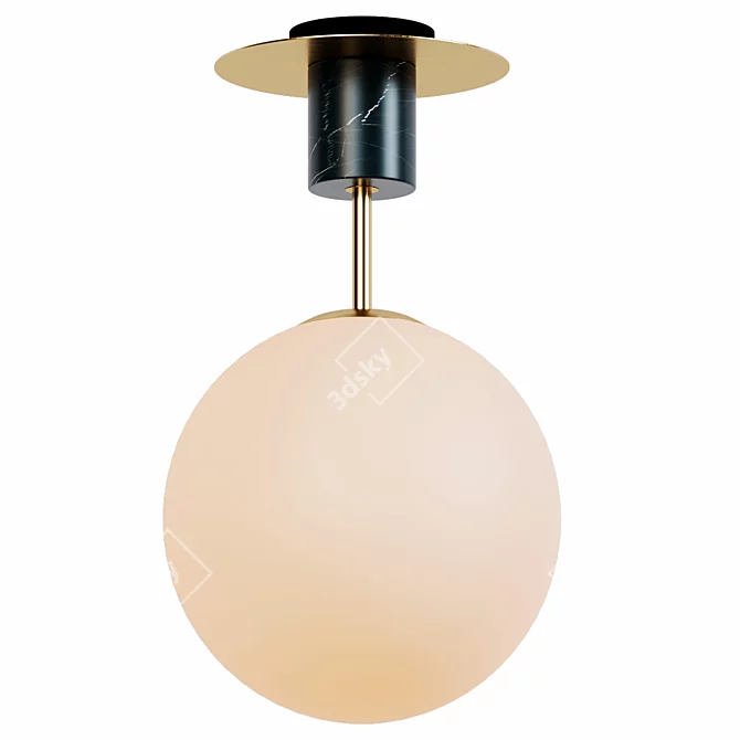 Nordic Globe Pendant Light 3D model image 1