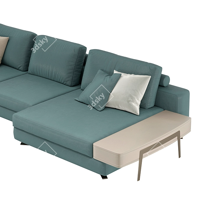 FELLINI Modular Sofa: Stylish Simplicity 3D model image 3