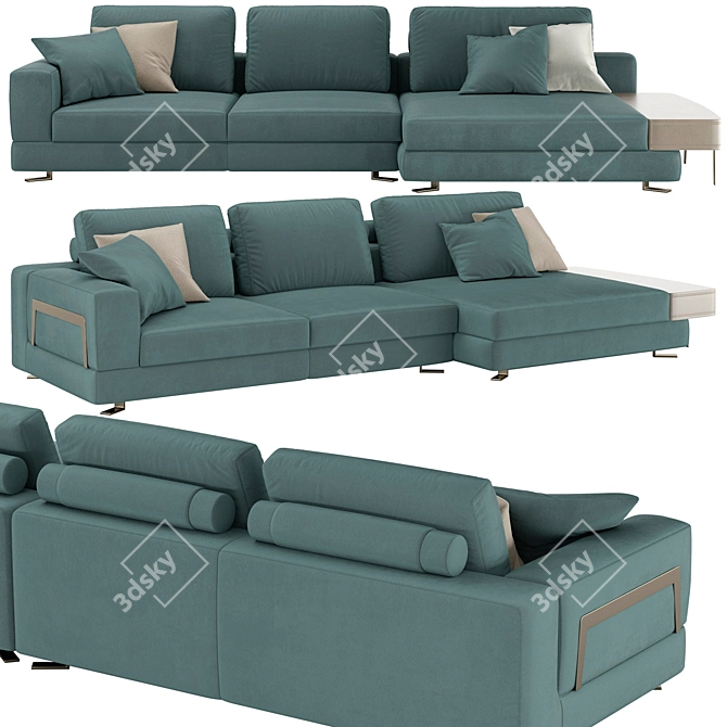 FELLINI Modular Sofa: Stylish Simplicity 3D model image 5