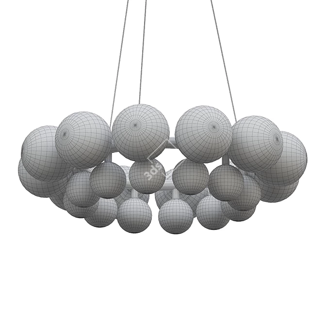 Elegant Vistosi Pendant Light 3D model image 2