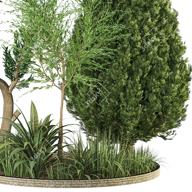 Outdoor Plant Vol 40: Stunning 3D Max Model 3D model image 2