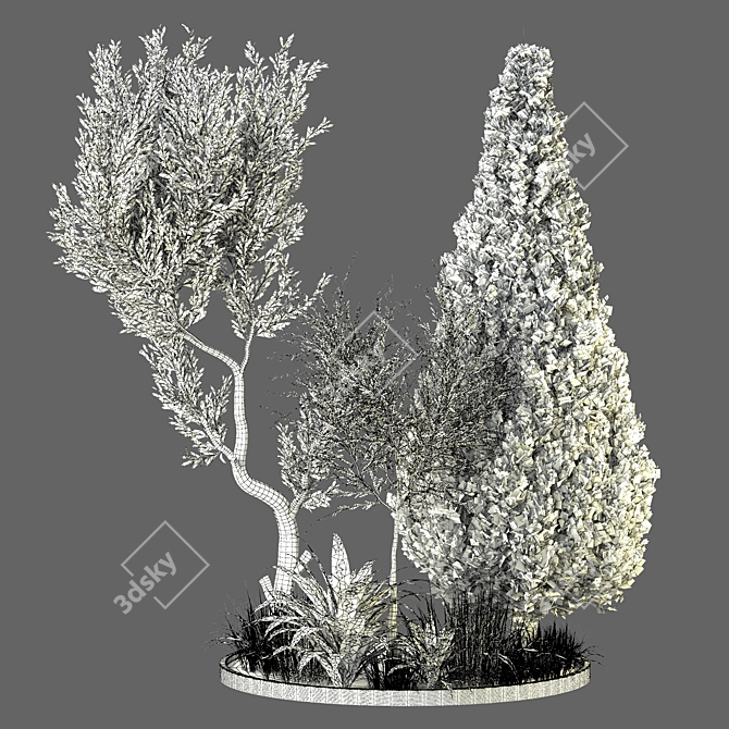 Outdoor Plant Vol 40: Stunning 3D Max Model 3D model image 3