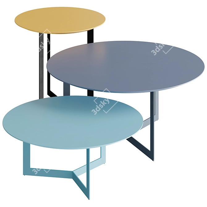 TREKU KABI | Modern Folding Table 3D model image 1