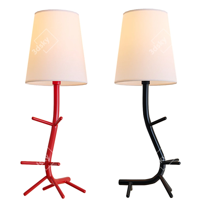 Mantra CENTIPEDE Table Lamp: Color-changing, 4 options 3D model image 1