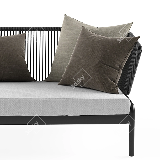 Modern Comfort: Roda Spool 2-seat Sofa 3D model image 5