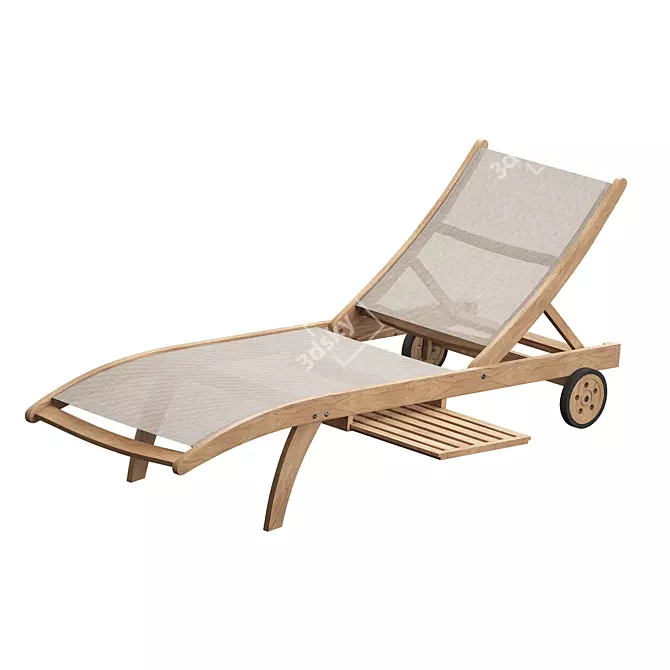 Caldo Sunlounger: Relax in Style 3D model image 4