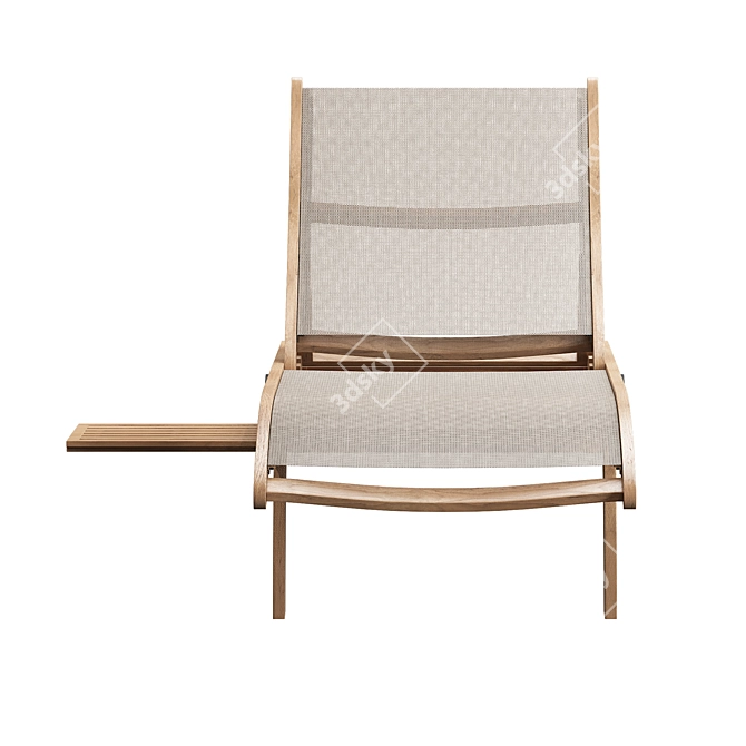 Caldo Sunlounger: Relax in Style 3D model image 5