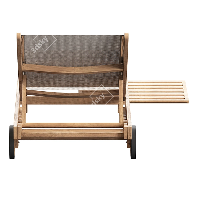 Caldo Sunlounger: Relax in Style 3D model image 6