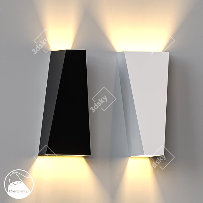 Elegant Sconce: Pithy Design 3D model image 1