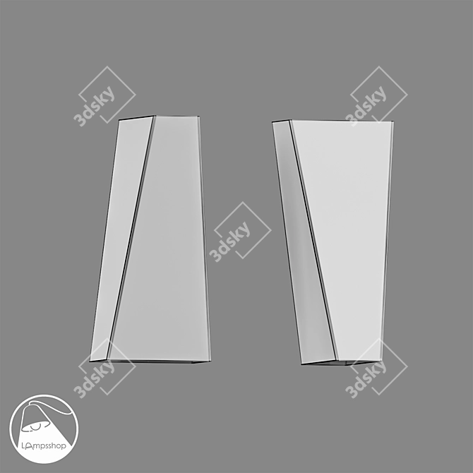 Elegant Sconce: Pithy Design 3D model image 2