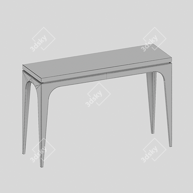 Sleek City Style: NEW YORK Console 3D model image 2