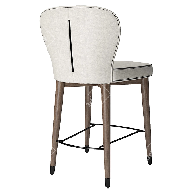 Sleek and stylish Olivia Bar Stool 3D model image 2