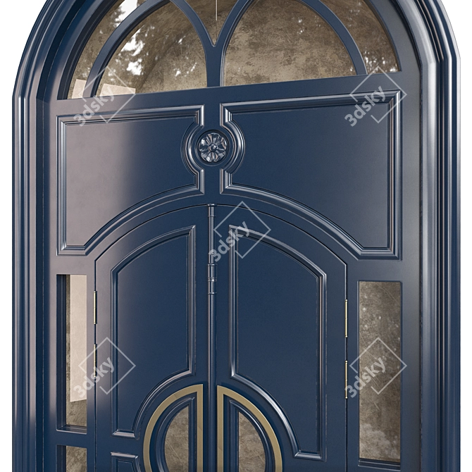 Tempera Classic Door: Elegant and Timeless 3D model image 4