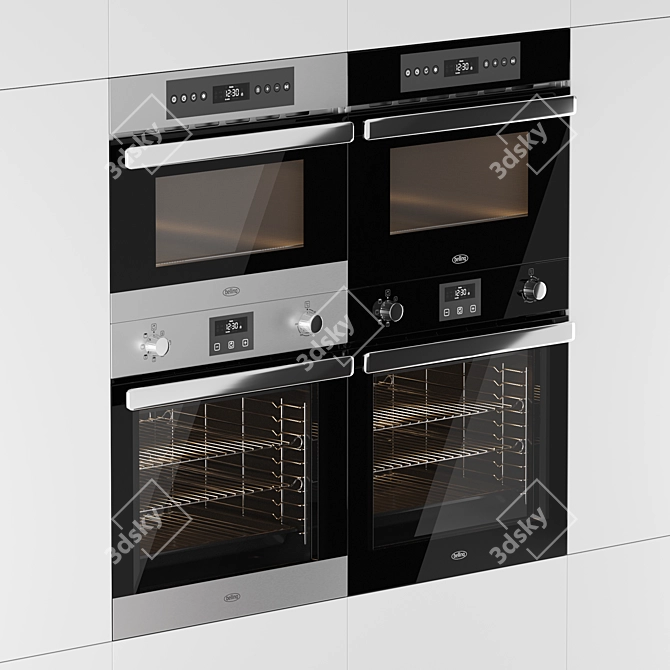 Belling Oven & Microwave: Stylish, Efficient Appliances 3D model image 2