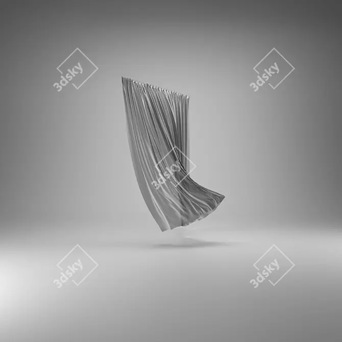 Ready-made Render Curtain | Texture | 131784 Polygons 3D model image 1