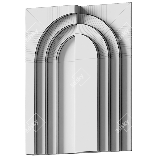 Contemporary Relief Panel Home - Rolando Anselmi 3D model image 3