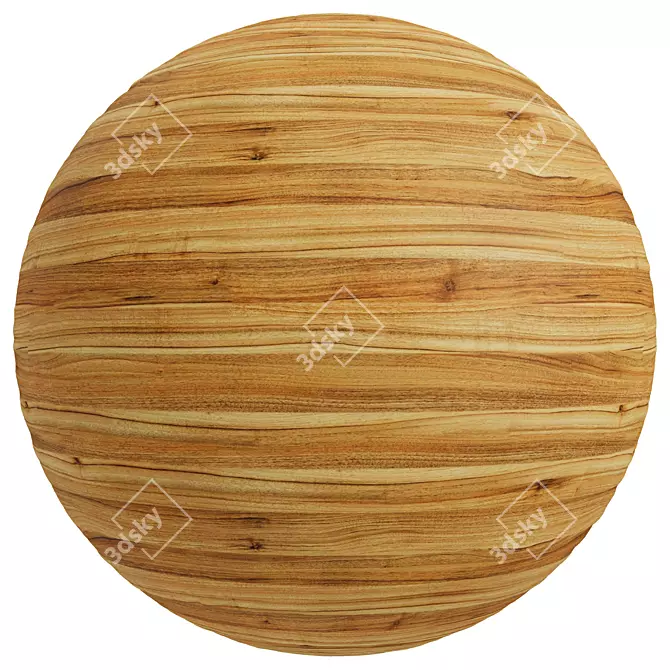 Natural Wood Effect Seamless Texture | 2 Color Options 3D model image 2