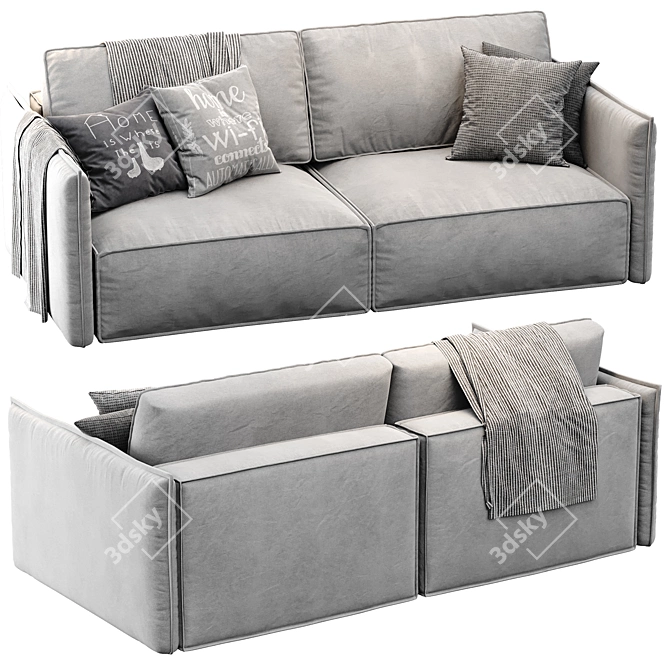 Title: Olyen Sofa: Stylish and Functional 3D model image 4