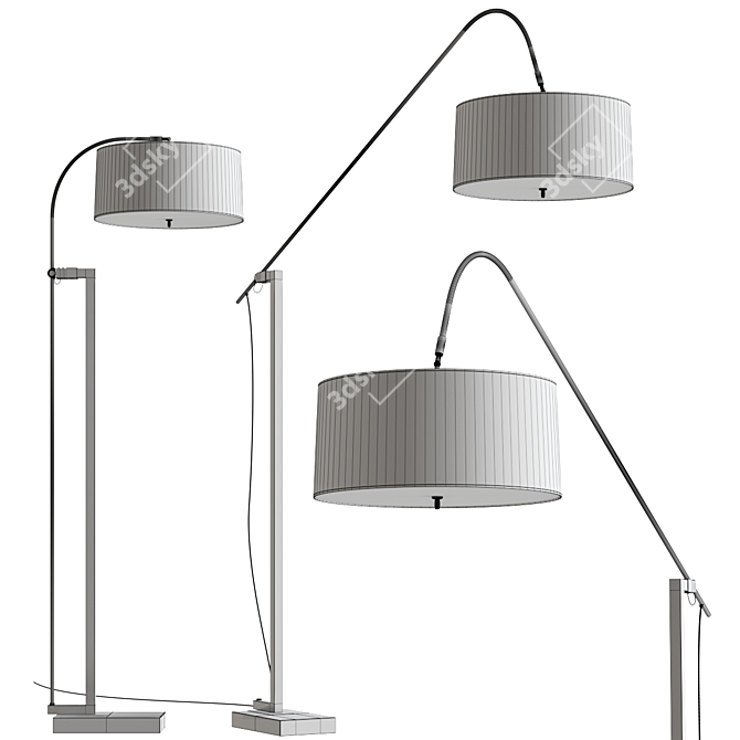 Leds-c4 La Creu Modern Floor Lamp 3D model image 3