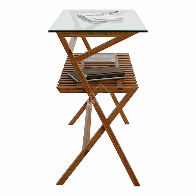 Sleek Studio Inspired Work Table 3D model image 6