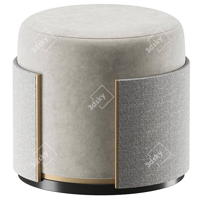 Modern BURGOS Stool: Sleek and Functional 3D model image 1