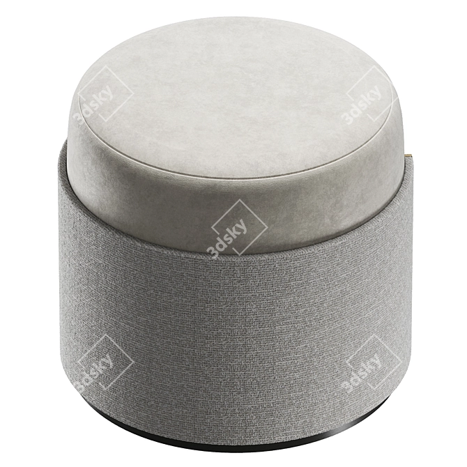 Modern BURGOS Stool: Sleek and Functional 3D model image 3