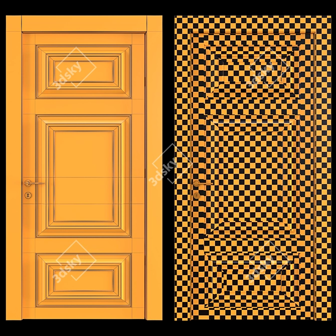 Timeless Charm: Garofoli Interior Doors 3D model image 7